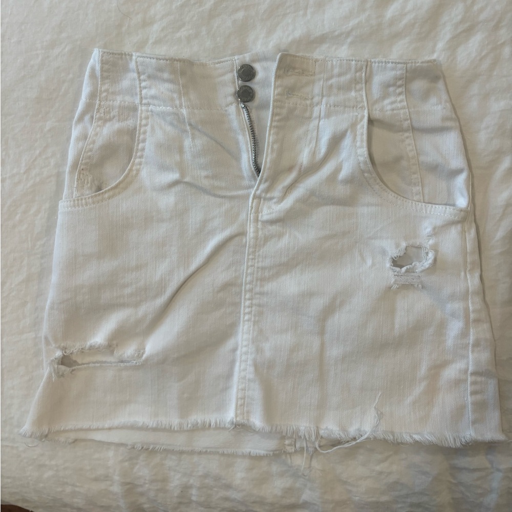 White Jena mini skirt